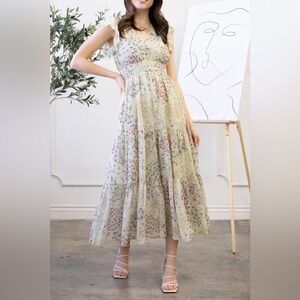 slim fit dress slacks Mia Linen Dress in Green and White Stripe – LizAlig main image 0